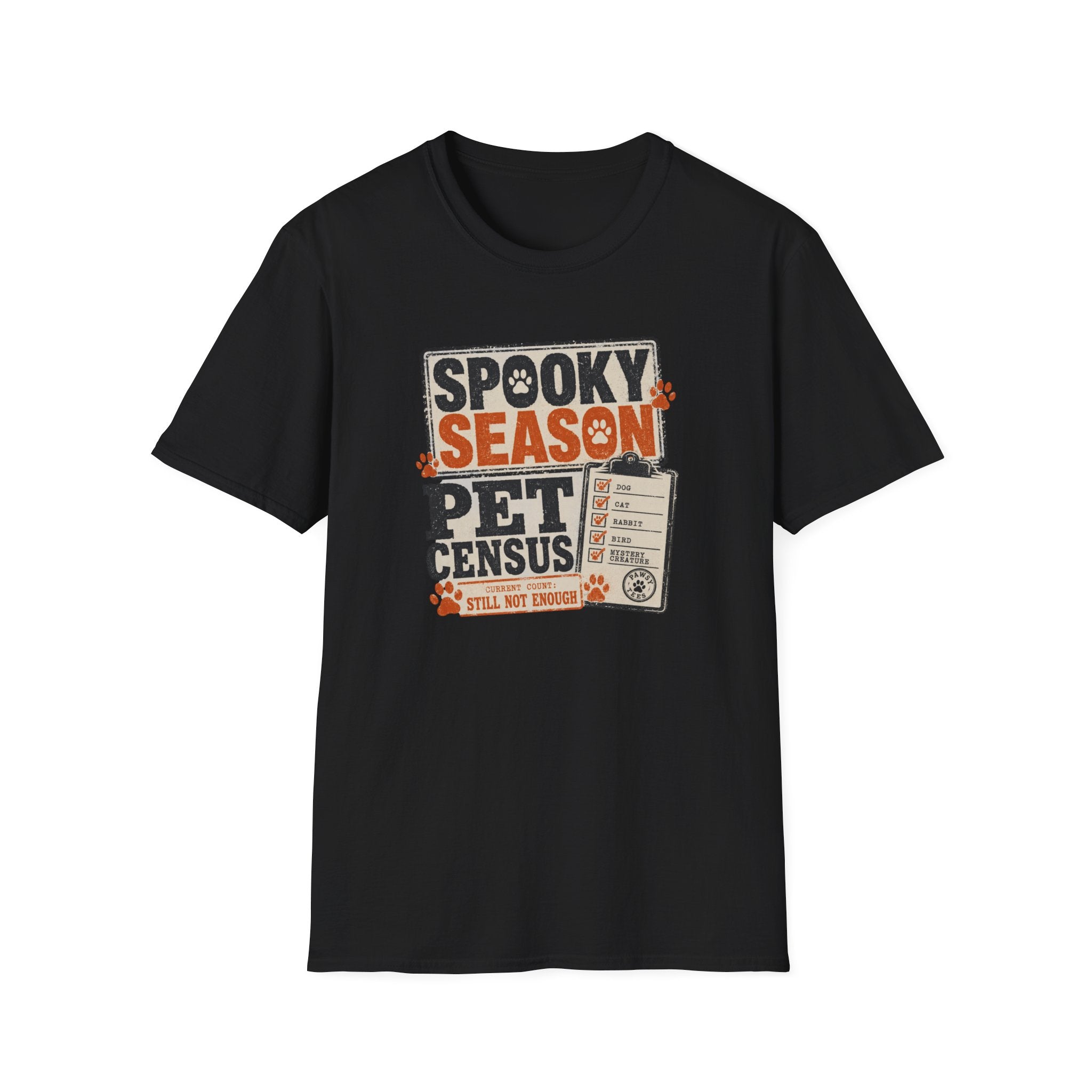 Spooky Season Pet Census T-Shirt