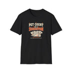"Pet Count Is A Suggestion" Cute Cat & Dog Graphic Tee