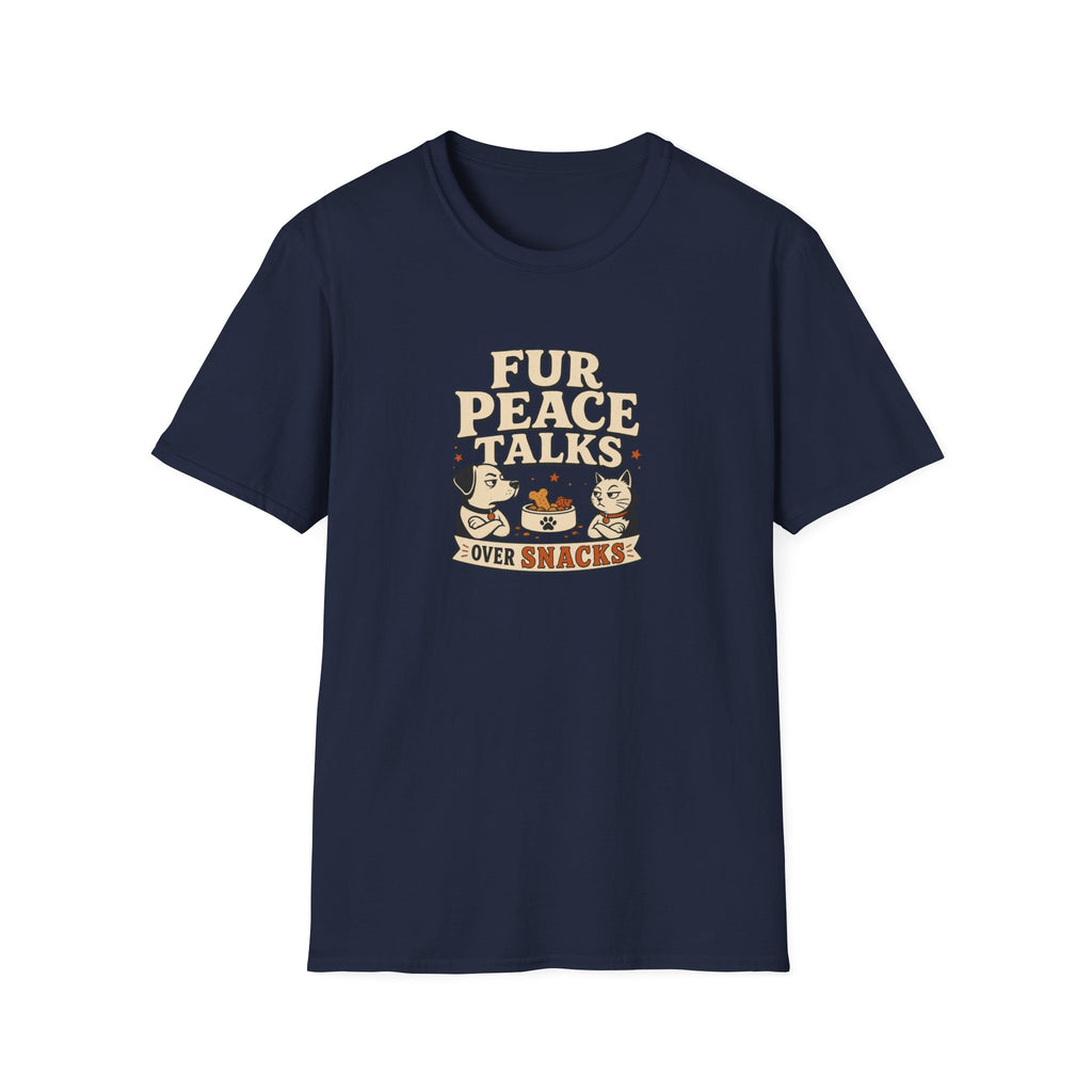 Fur Peace Talks T-Shirt — Cute Pet-Lover Graphic Tee