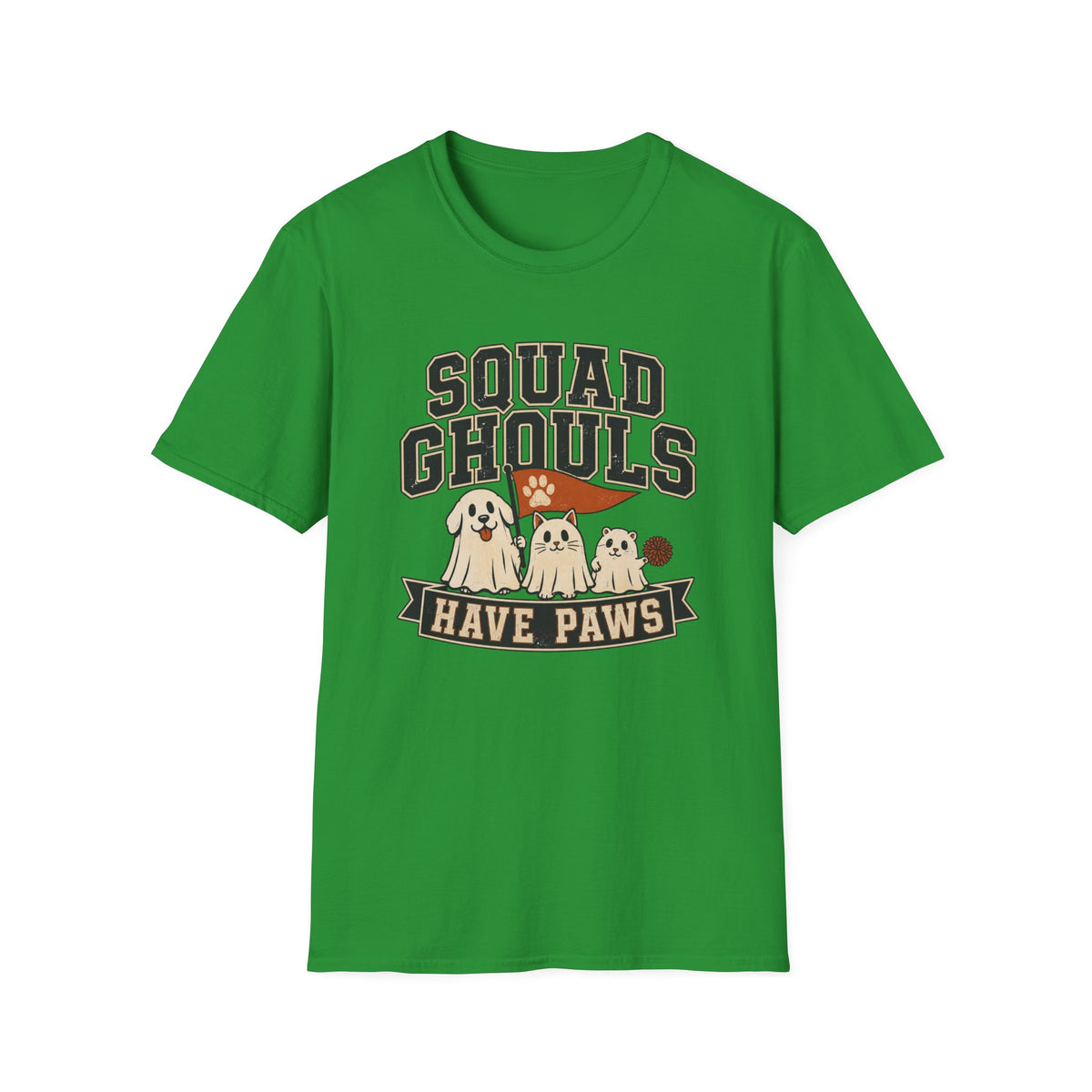 Squad Ghouls Have Paws – Halloween Pet T-Shirt