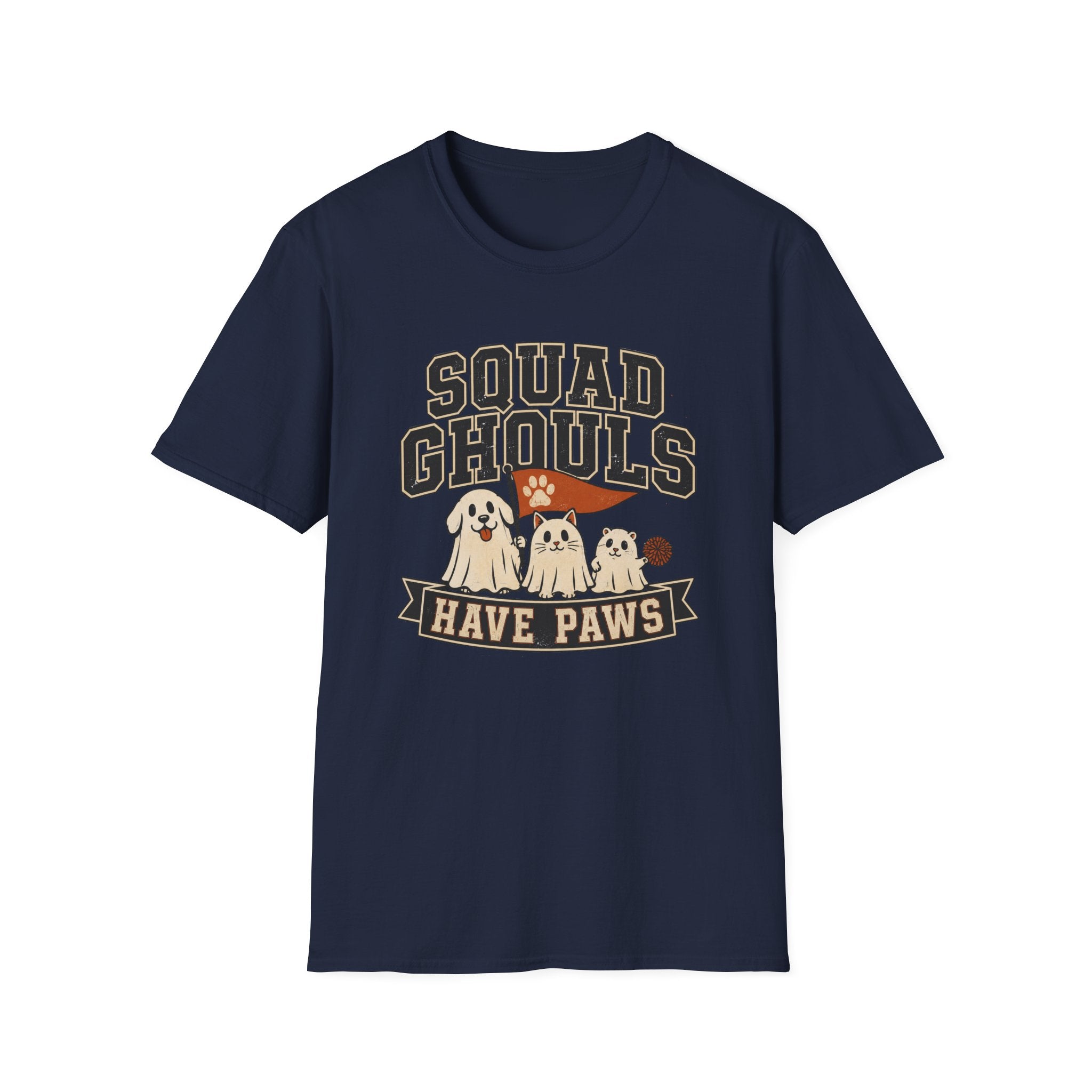 Squad Ghouls Have Paws – Halloween Pet T-Shirt