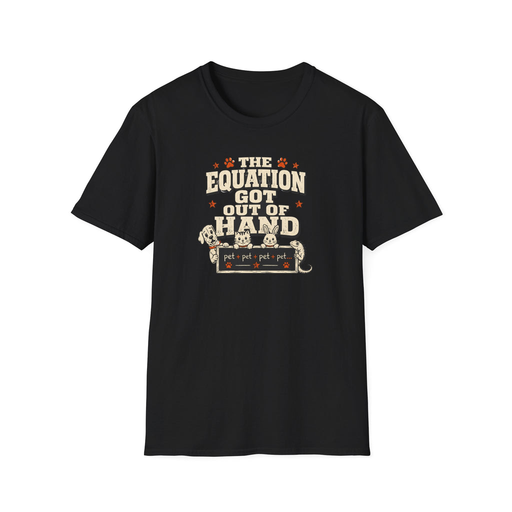 "The Equation Got Out of Hand" Cute Multi-Math Pet Graphic Tee