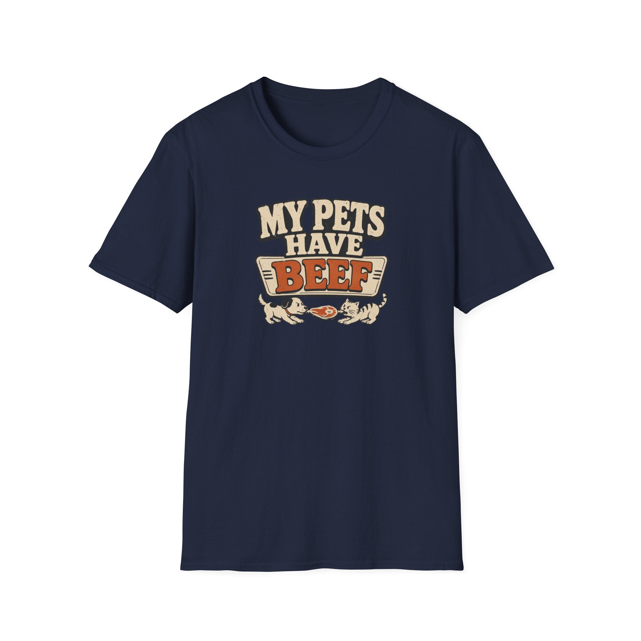 "My Pets Have Beef" Funny Pet Lovers Graphic Tee