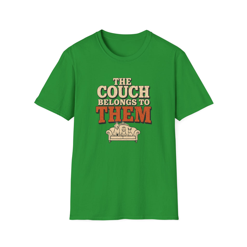 "The Couch Belongs to Them" Retro Graphic Tee