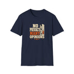 "No Privacy, Many Opinions" Retro Graphic Tee