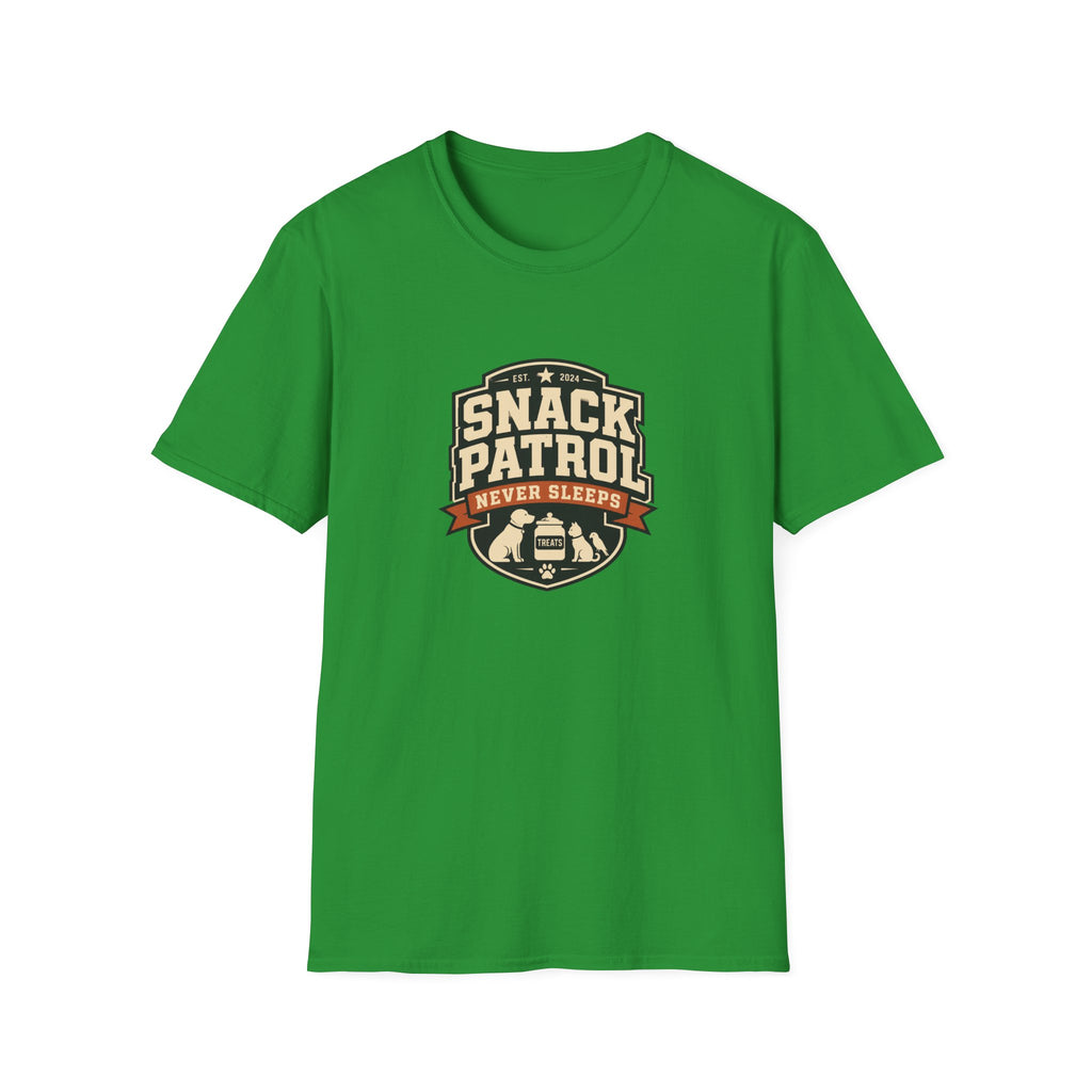 "Snack Patrol Never Sleeps" Retro Graphic Tee