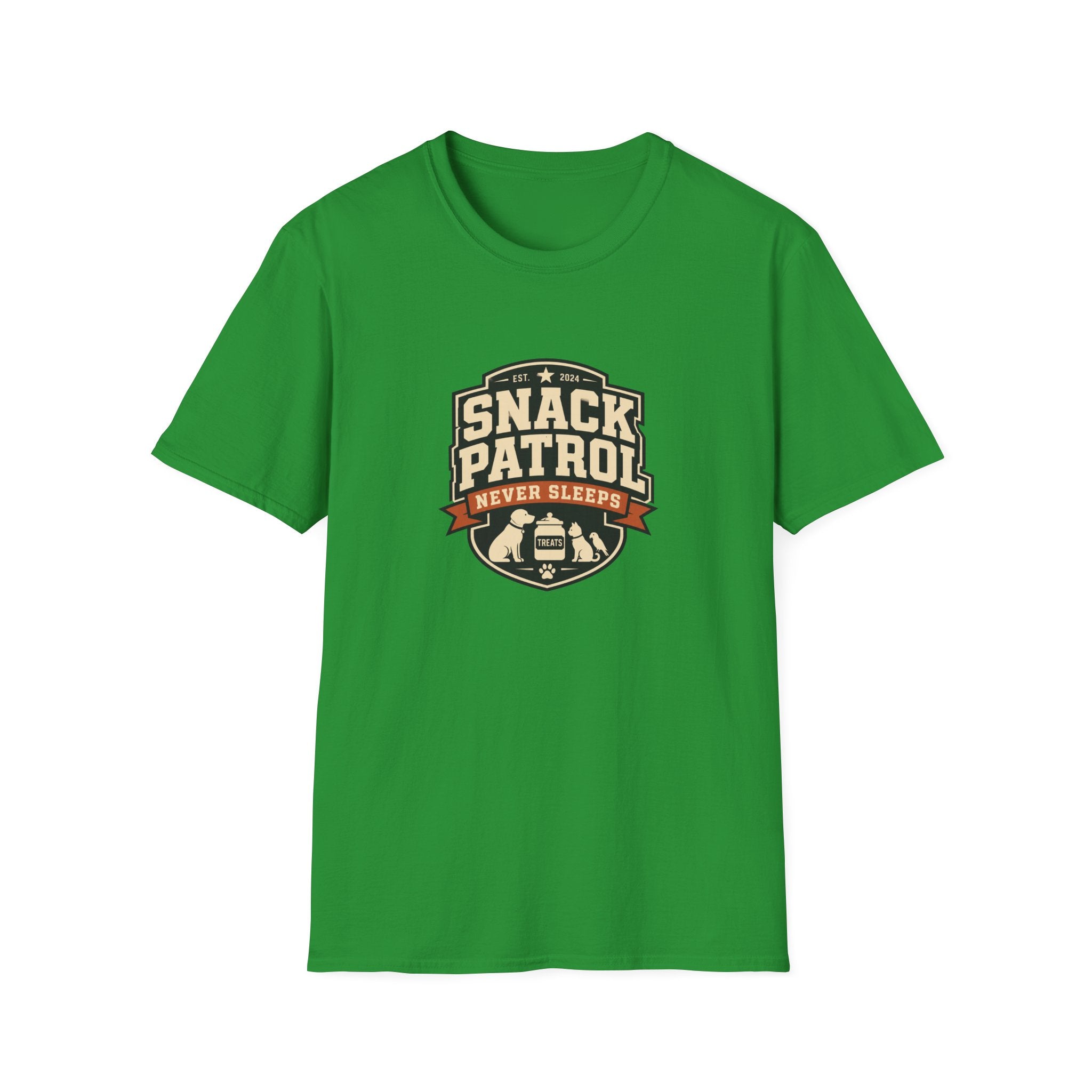 "Snack Patrol Never Sleeps" Retro Graphic Tee