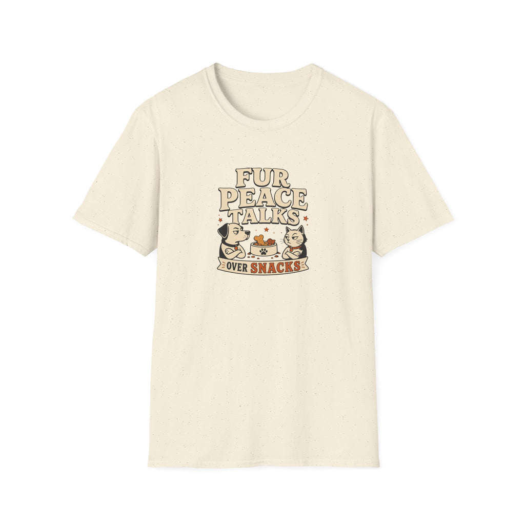Fur Peace Talks T-Shirt — Cute Pet-Lover Graphic Tee
