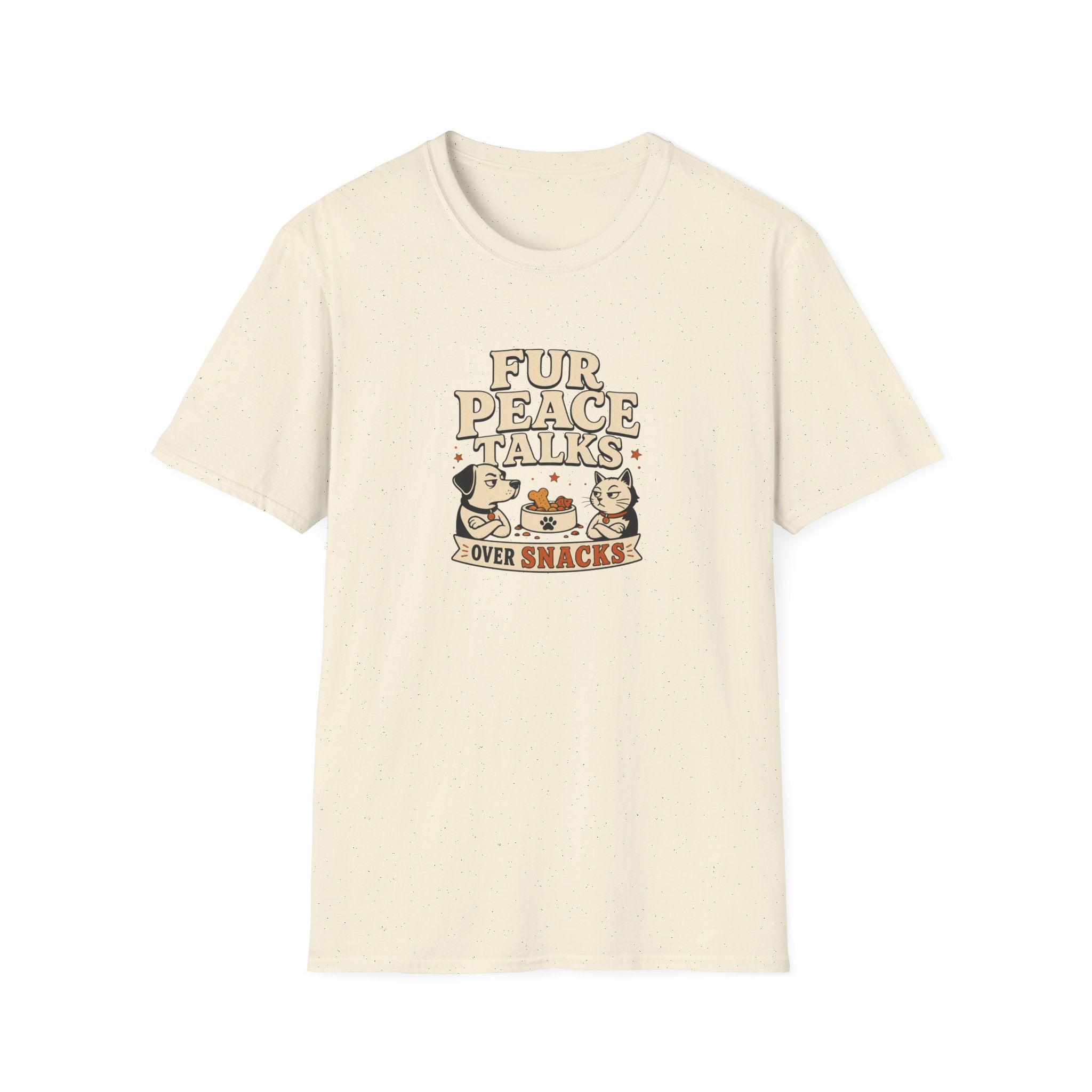 Fur Peace Talks T-Shirt — Cute Pet-Lover Graphic Tee