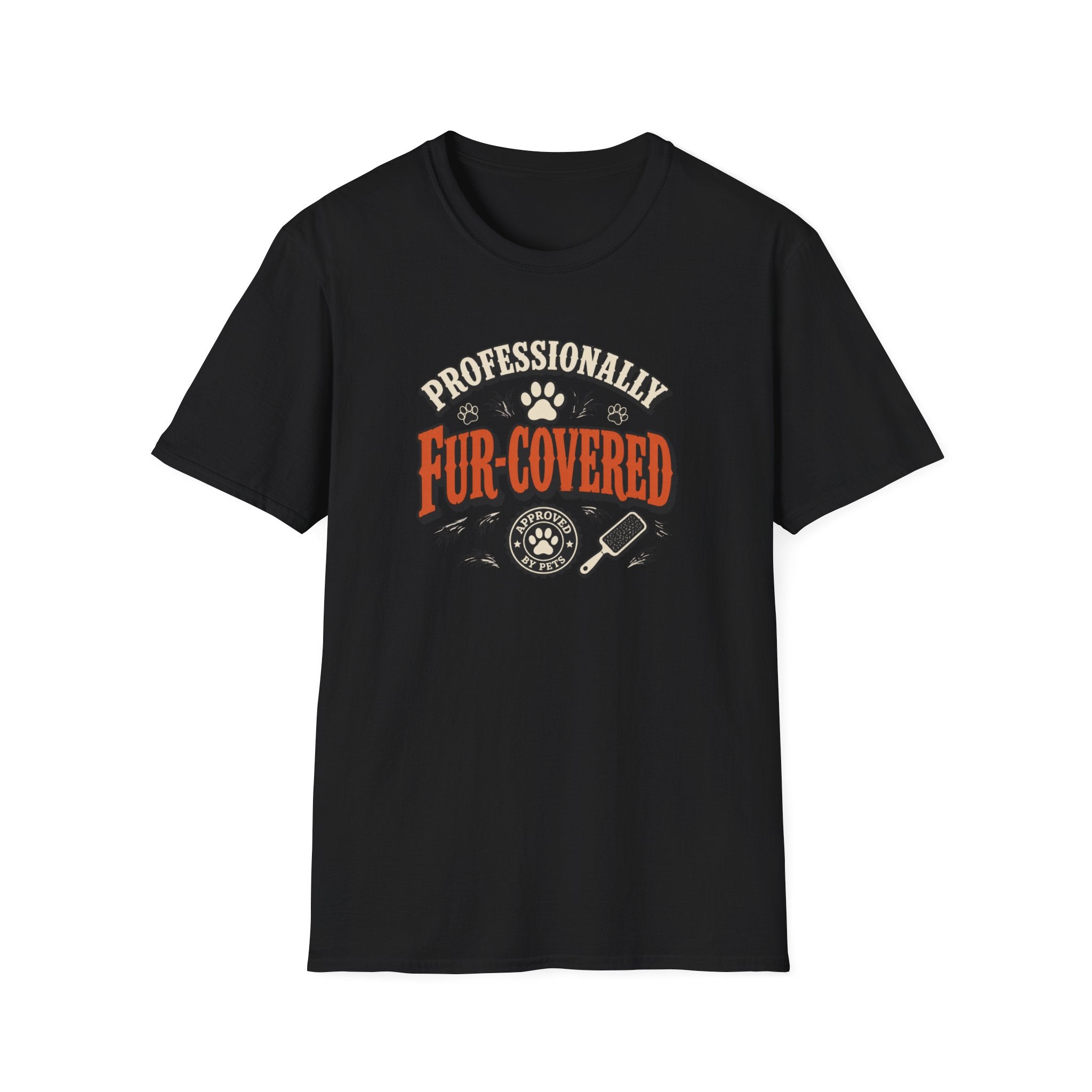 Professionally Fur-Covered T-Shirt