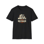 "More Pets > More Problems" Cute Retro Pet Lover Tee