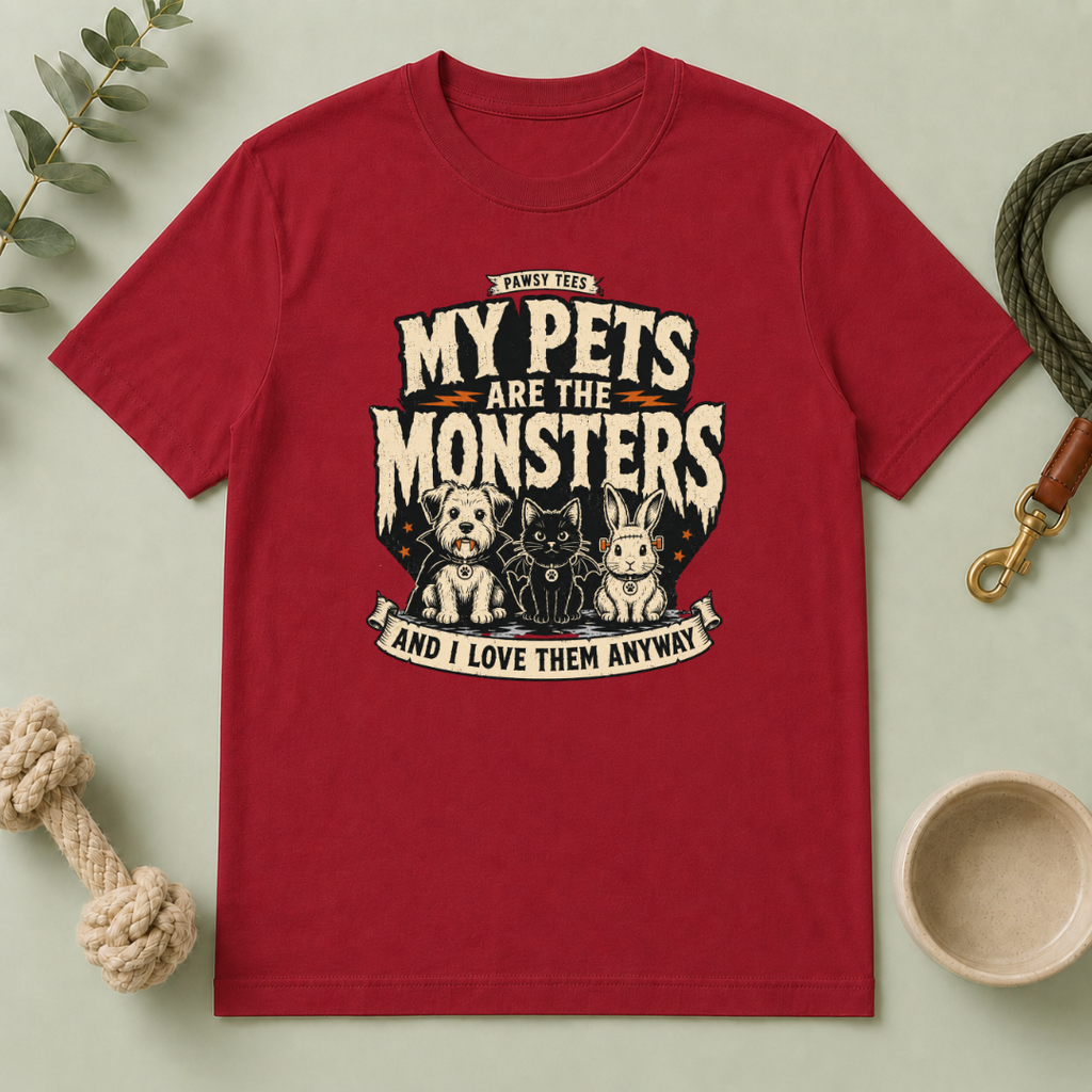 My Pets Are the Monsters ƒ?? Halloween T-Shirt