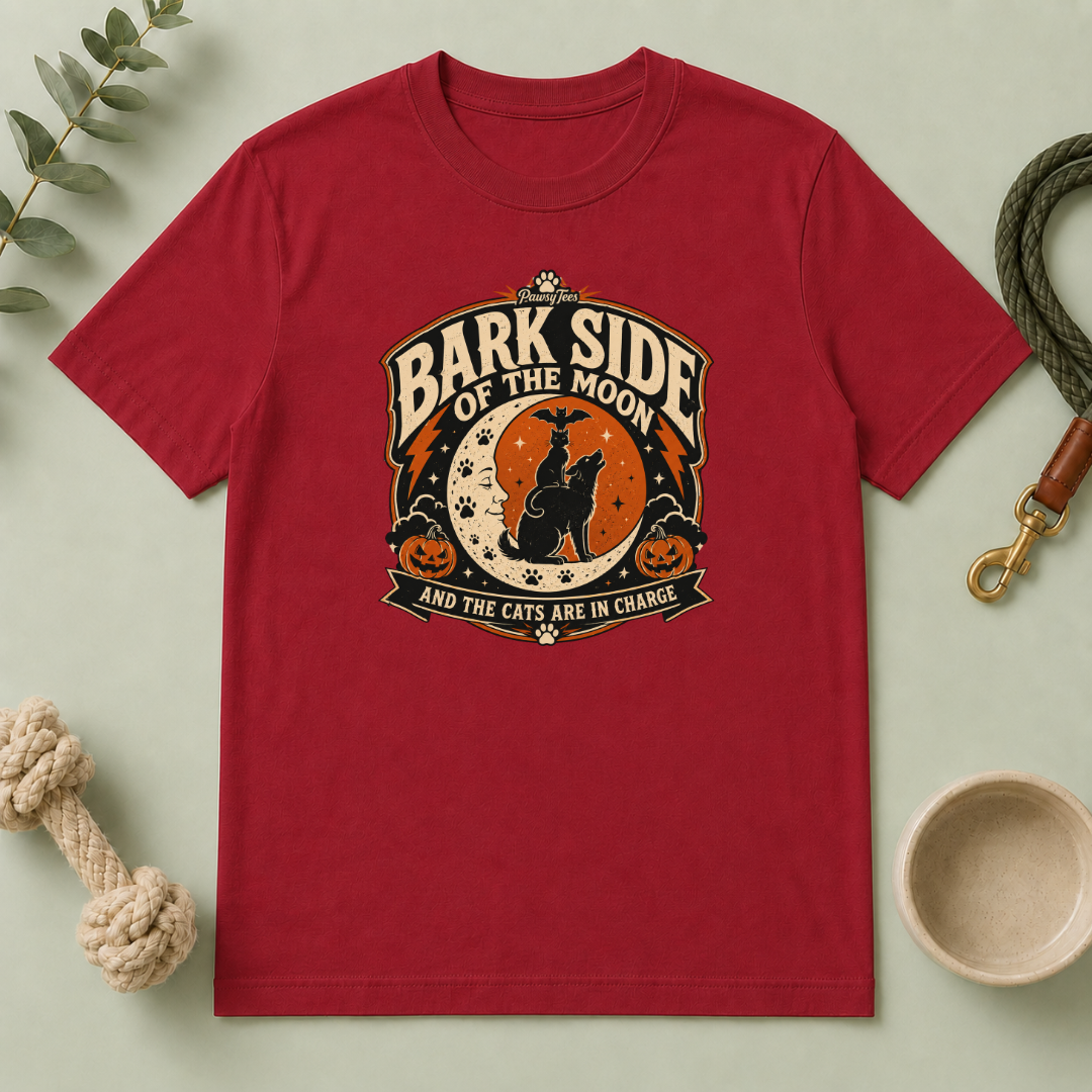 Bark Side of the Moon Halloween Pet T-Shirt