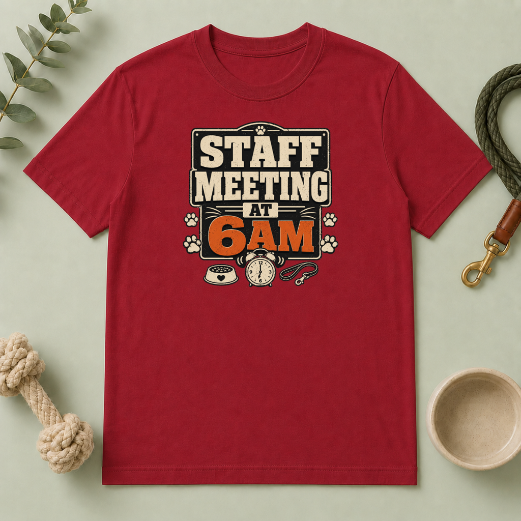 Staff Meeting at 6AM T-Shirt