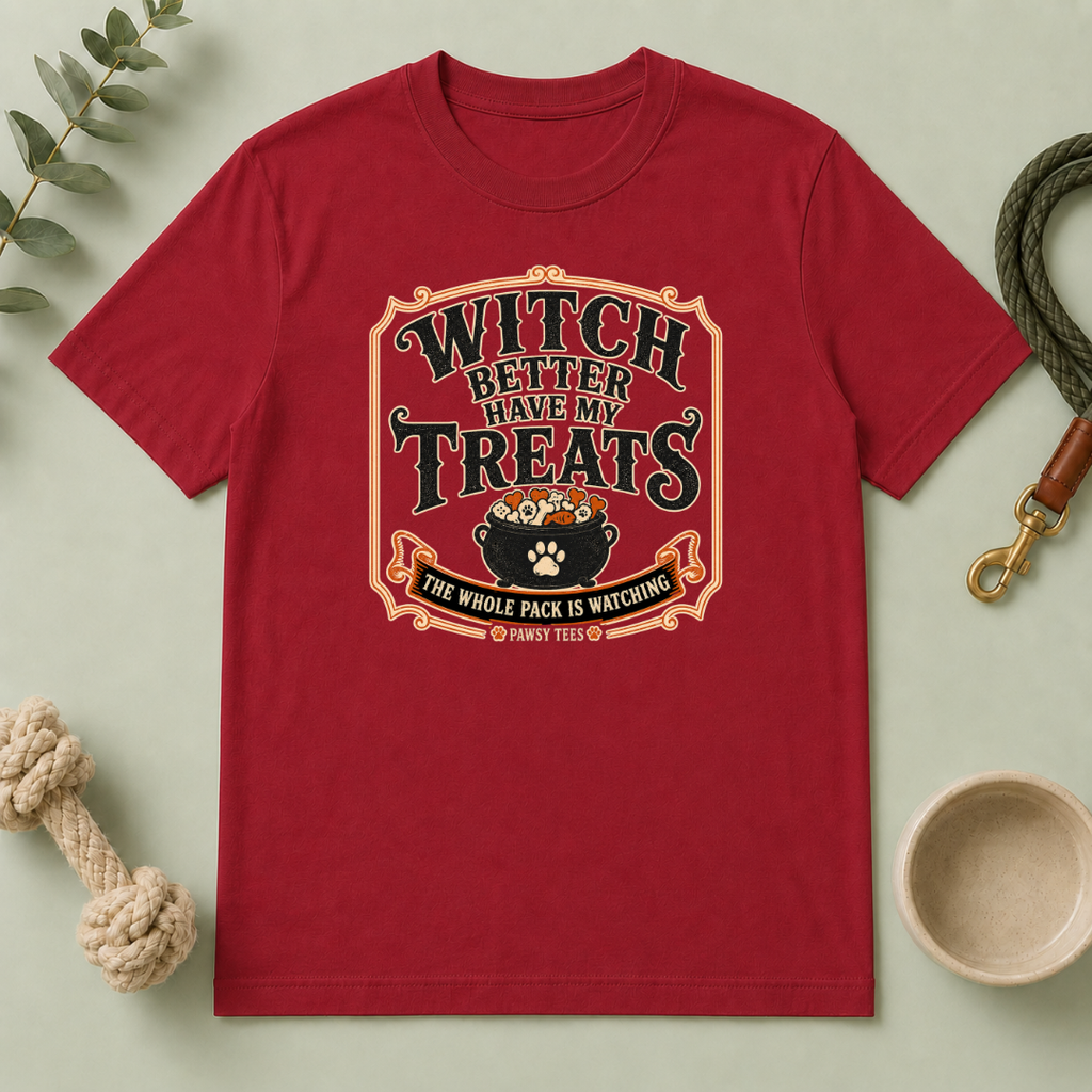 Witch Better Have My Treats Halloween Pet T-Shirt
