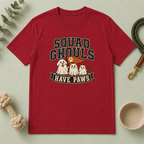Squad Ghouls Have Paws Halloween Pet T-Shirt
