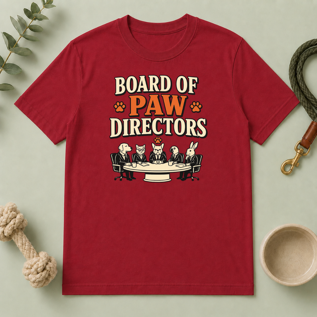 Board of Paw Directors — Funny Pet Lover Tee