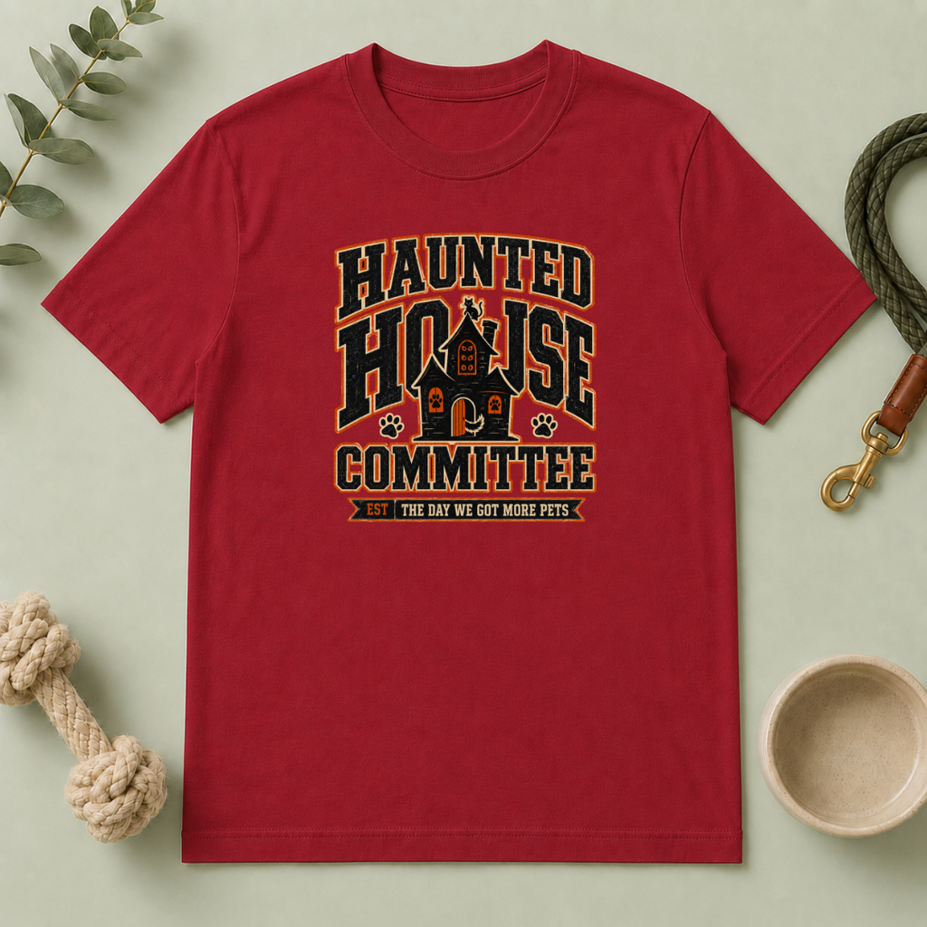Haunted House Committee ƒ?? Halloween Pet T-Shirt