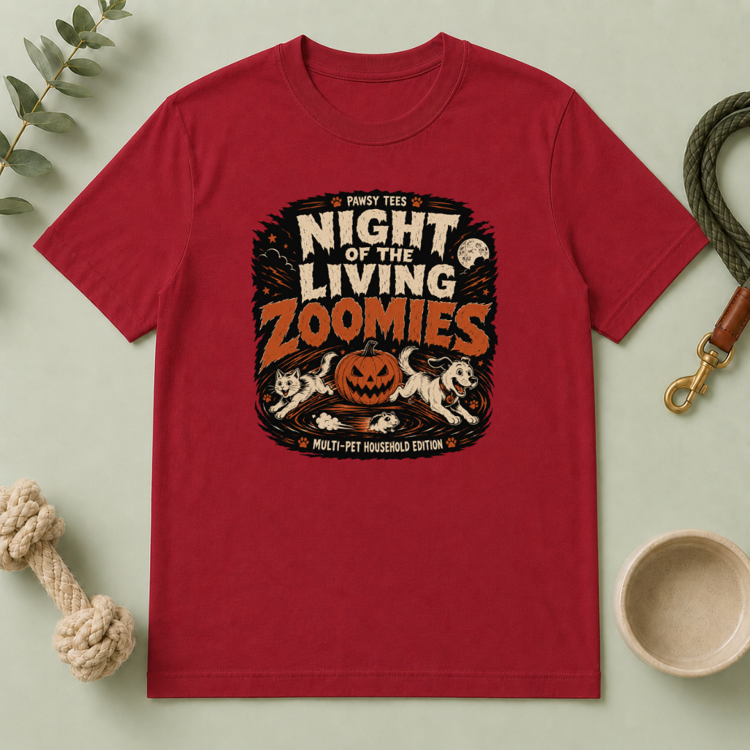 Night of the Living Zoomies ƒ?? Halloween Pet T-Shirt