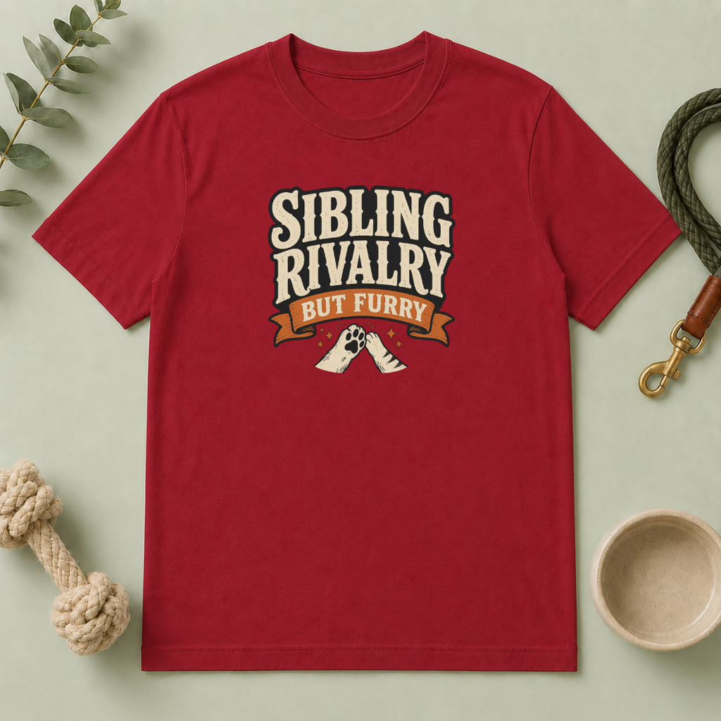 Sibling Rivalry But Furry T-Shirt