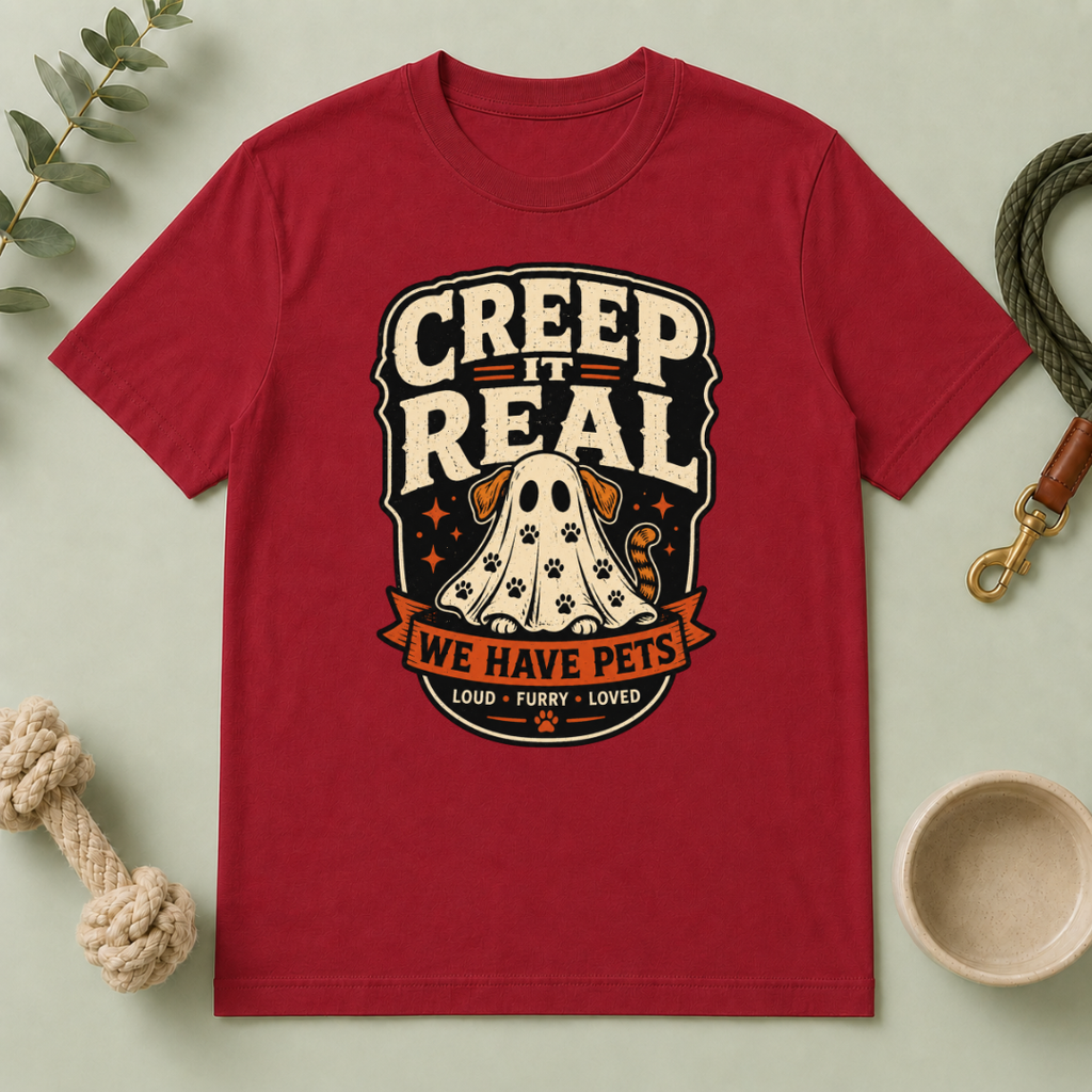 Creep It Real We Have Pets Halloween T-Shirt