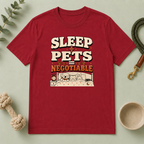 Sleep ?ú Pets = Negotiable Multi-Pet Math T-Shirt
