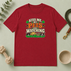Kiss Me, My Pets Are Watching St. Patrick’s Day T-Shirt