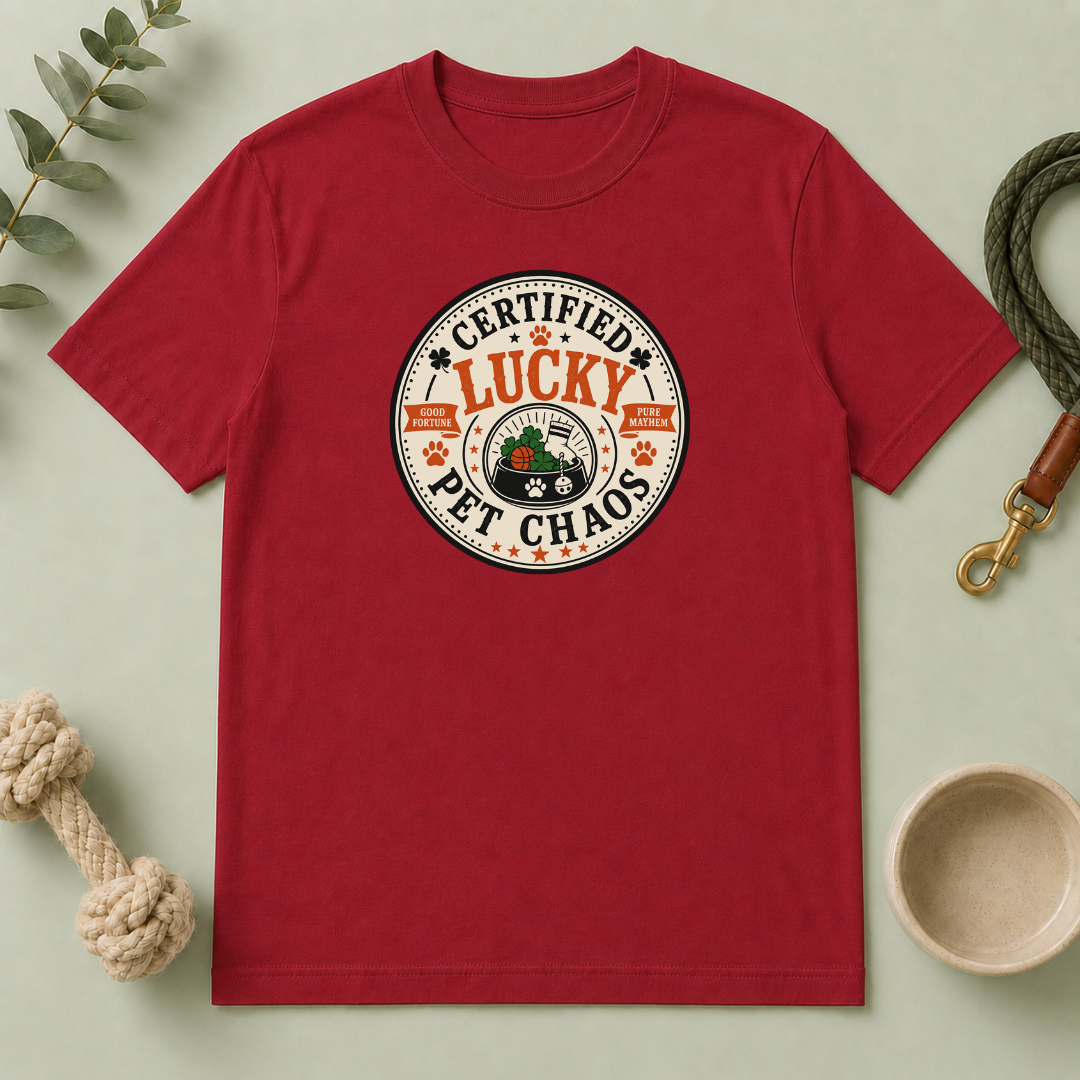 Certified Lucky Pet Chaos St. Patrick’s Day T-Shirt