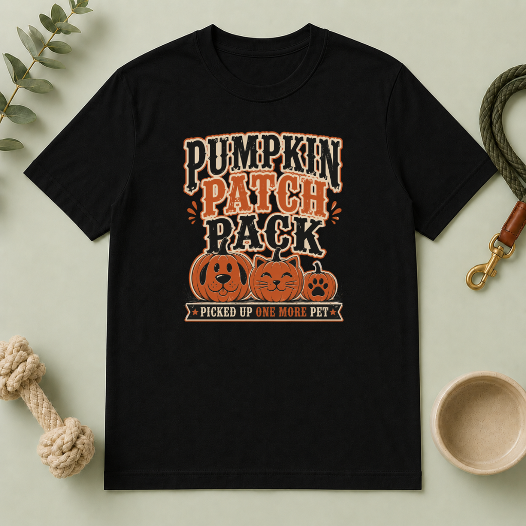Pumpkin Patch Pack Halloween Pet T-Shirt