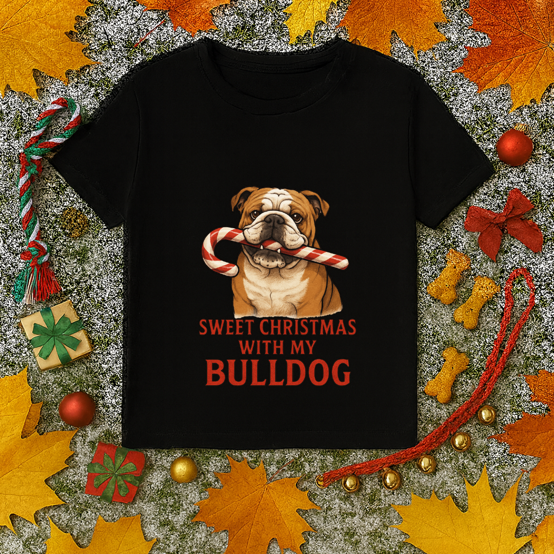 Sweet Christmas With My Bulldog
