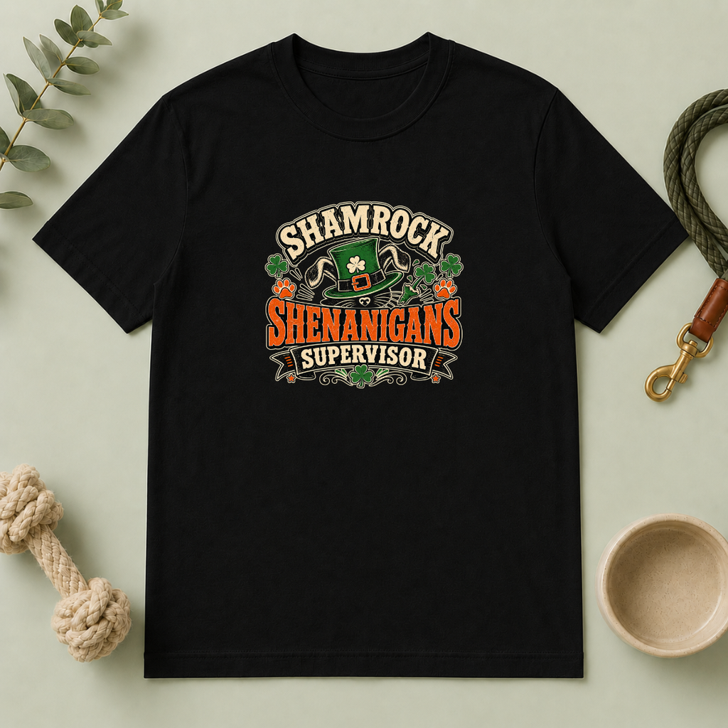 Shamrock Shenanigans Supervisor St. Patrick’s Day T-Shirt
