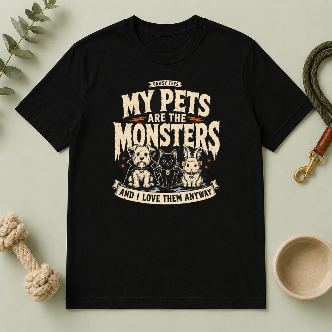 My Pets Are the Monsters ƒ?? Halloween T-Shirt