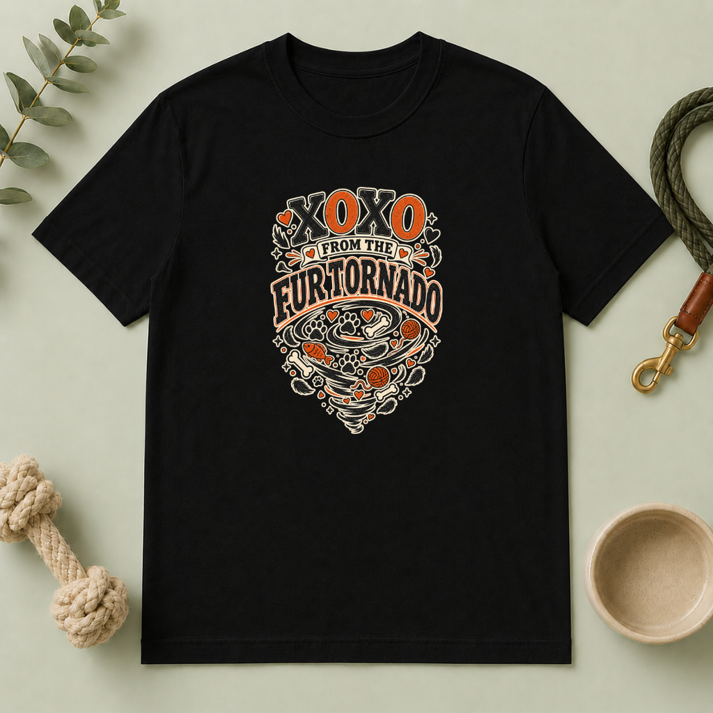 XOXO From the Fur Tornado Valentine Pet T-Shirt