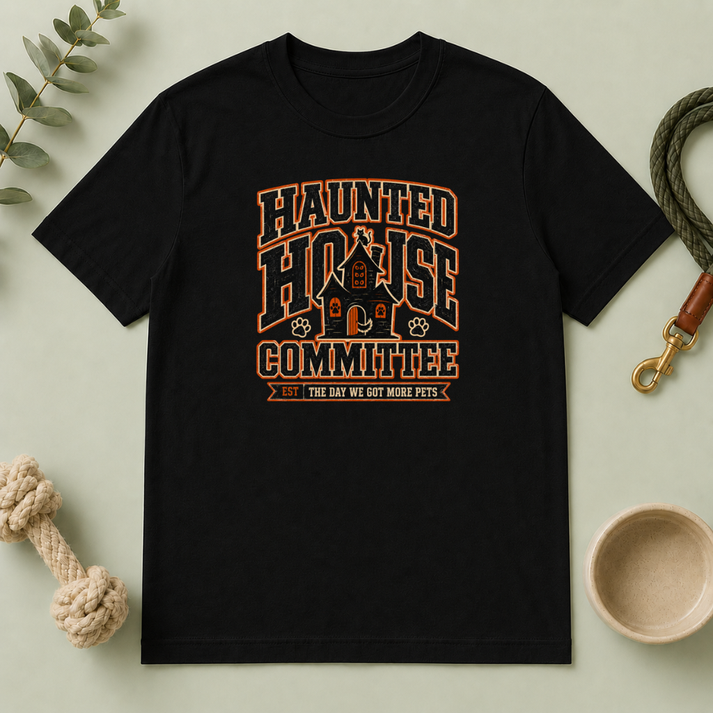 Haunted House Committee ƒ?? Halloween Pet T-Shirt