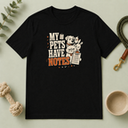"My Pets Have Notes" Cute Vintage Pet Lover Graphic Tee