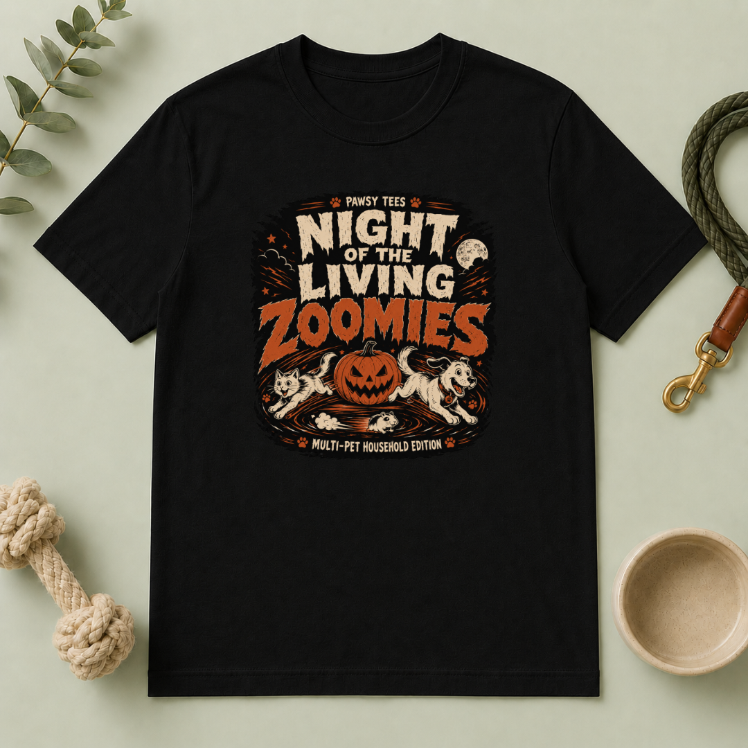 Night of the Living Zoomies ƒ?? Halloween Pet T-Shirt