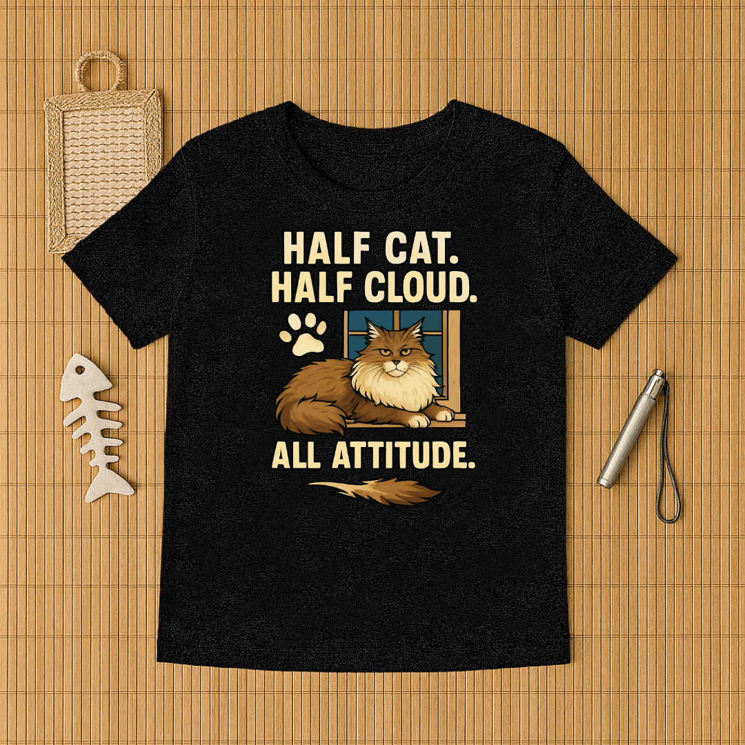 Half Cat Half Cloud All Attitude