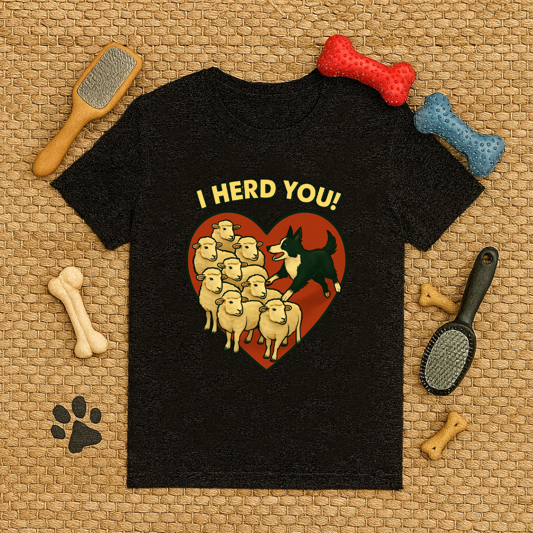 Humorous Herding Dog T-Shirt | I Herd You!