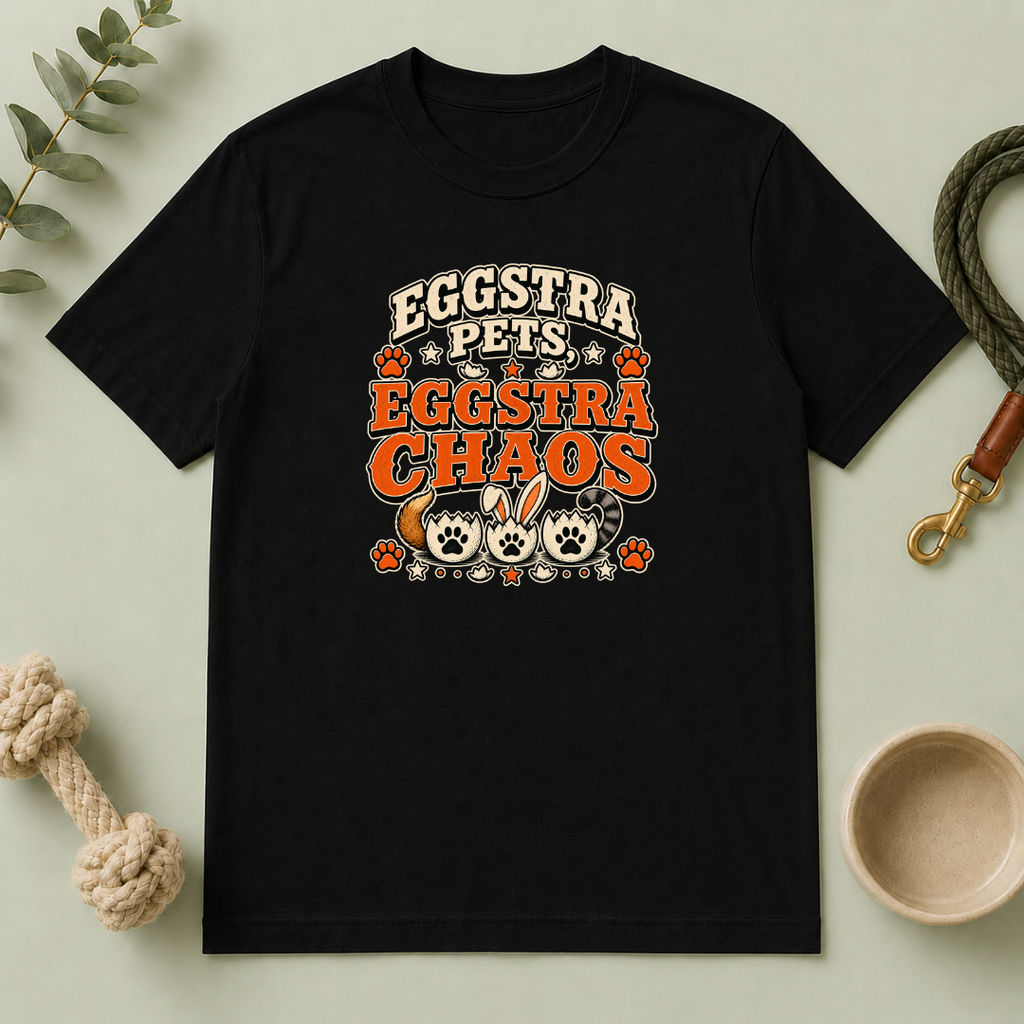 Eggstra Pets, Eggstra Chaos Easter Tee