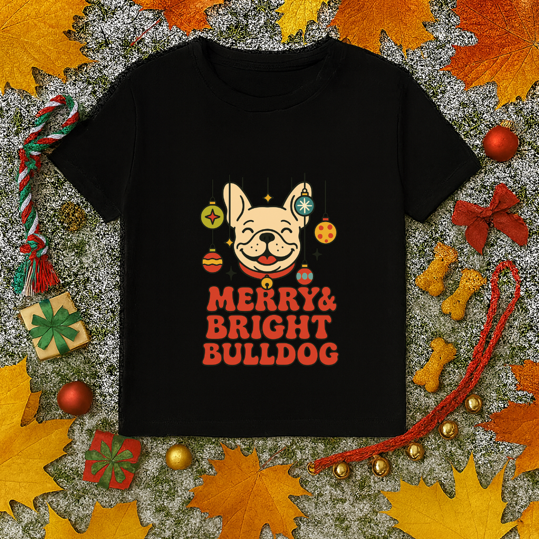 Merry & Bright Bulldog