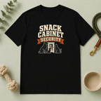 T-Shirt — “Snack Cabinet Security” Funny Pet Lover Tee