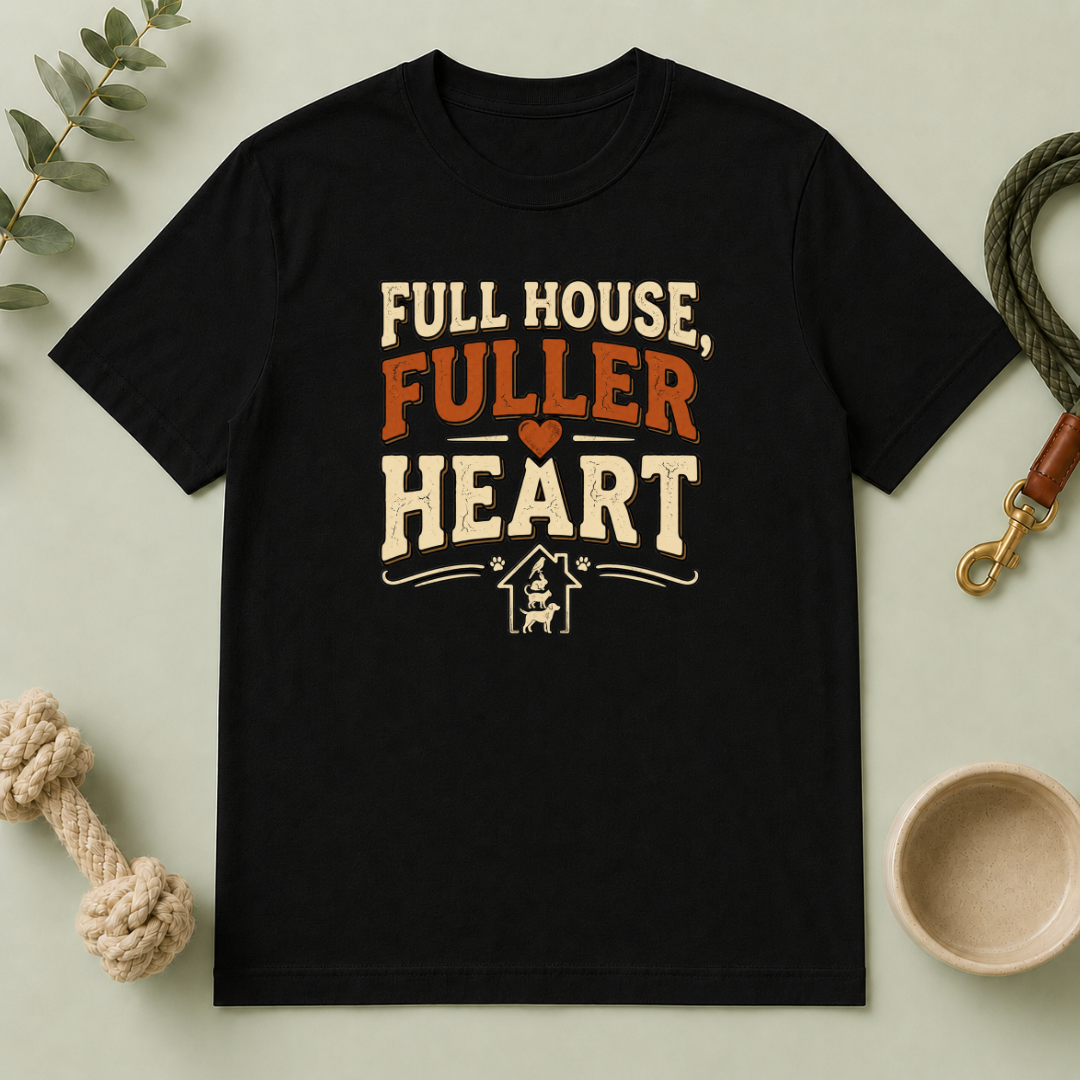 Full House Fuller Heart T-Shirt — Retro Family Love Tee