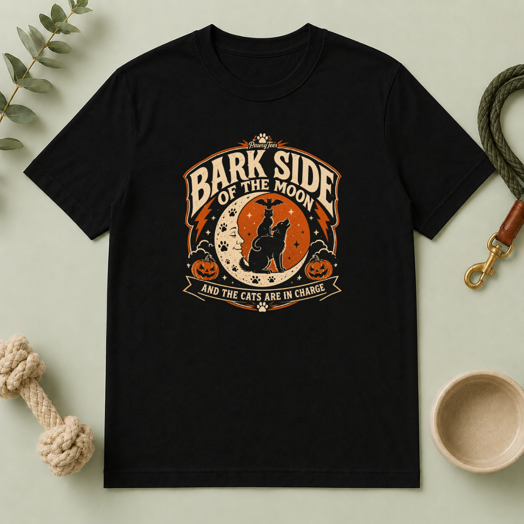 Bark Side of the Moon Halloween Pet T-Shirt