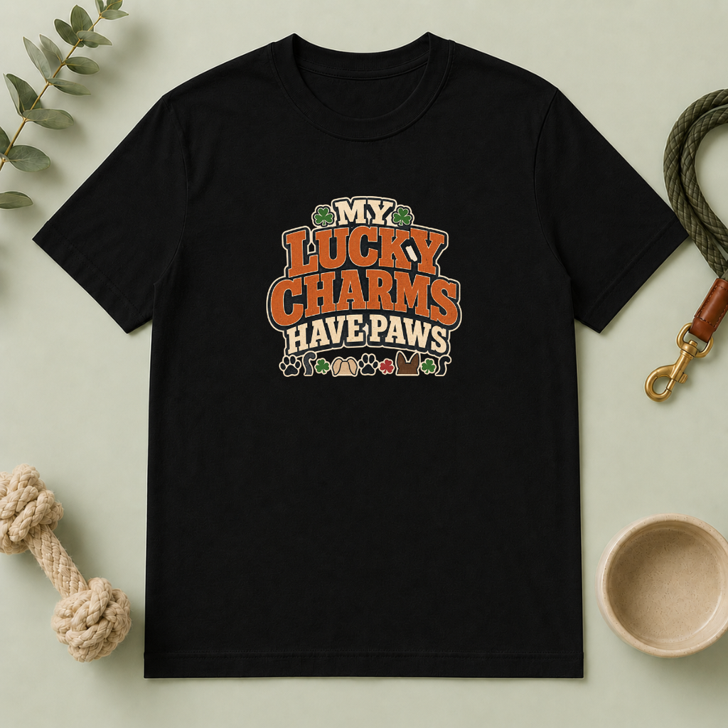 My Lucky Charms Have Paws St. Patrick’s Day T-Shirt