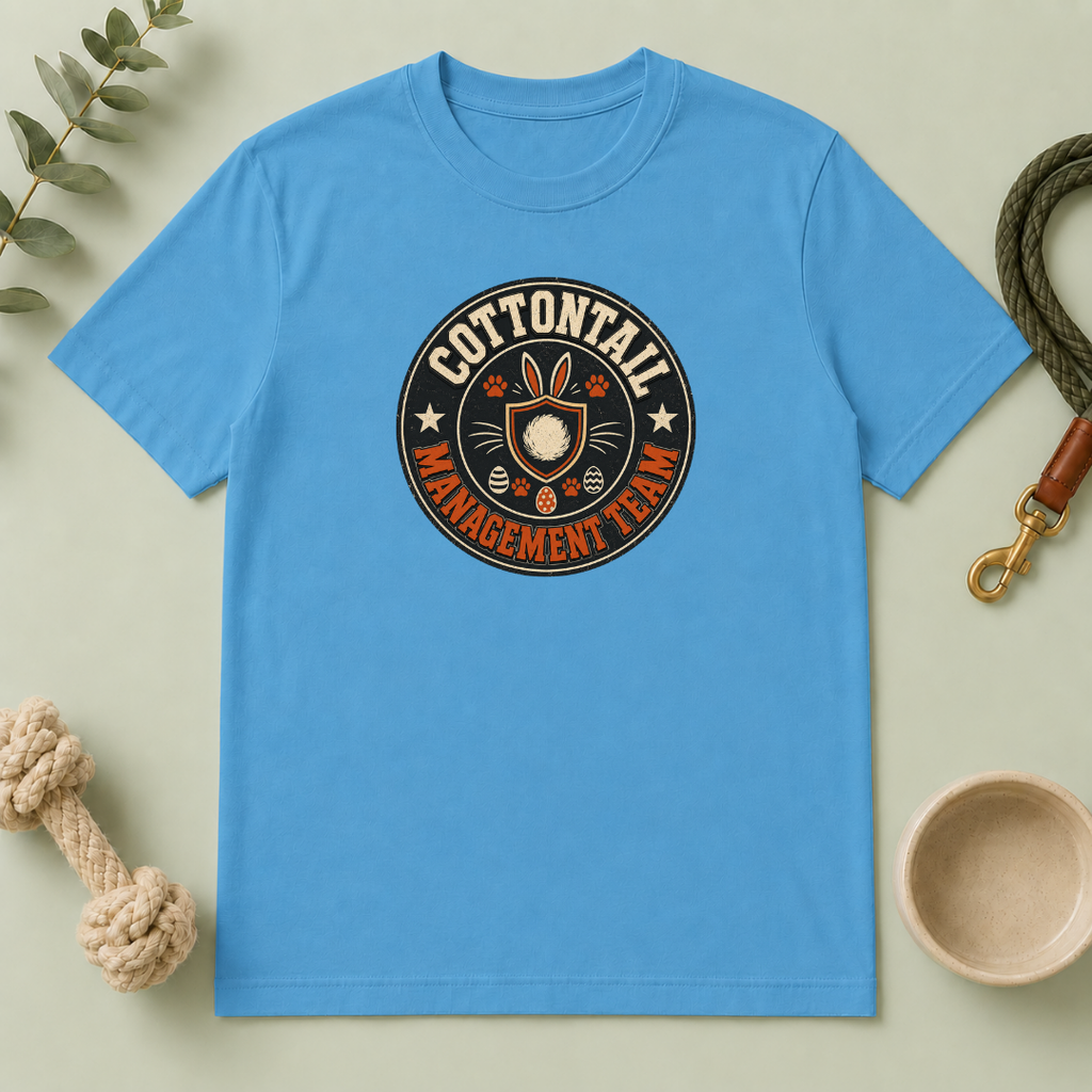 Cottontail Management Team Multi-Pet Easter T-Shirt