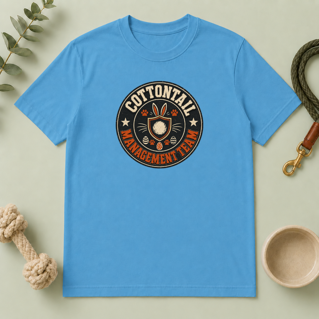 Cottontail Management Team Multi-Pet Easter T-Shirt