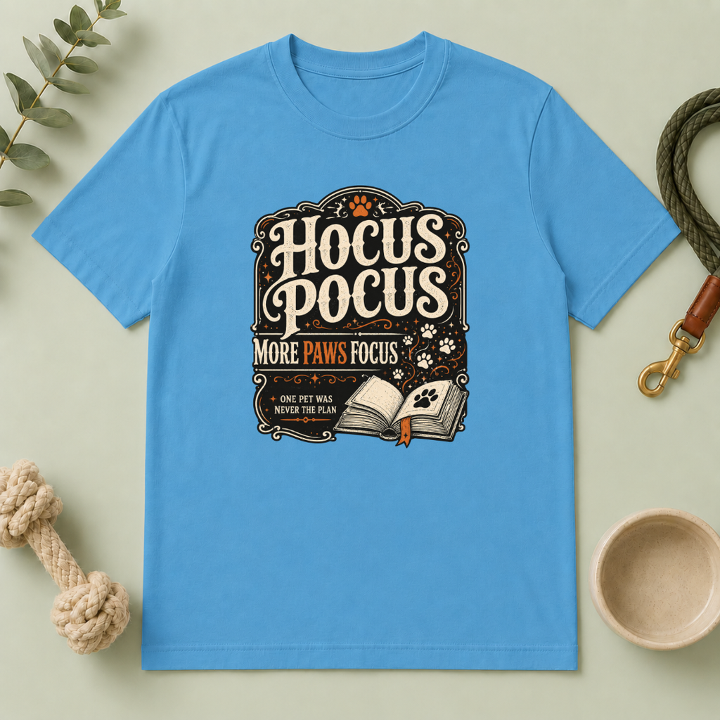 Hocus Pocus, More Paws Focus Halloween Pet T-Shirt