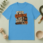 Fur Goblins Live Here Halloween Pet T-Shirt