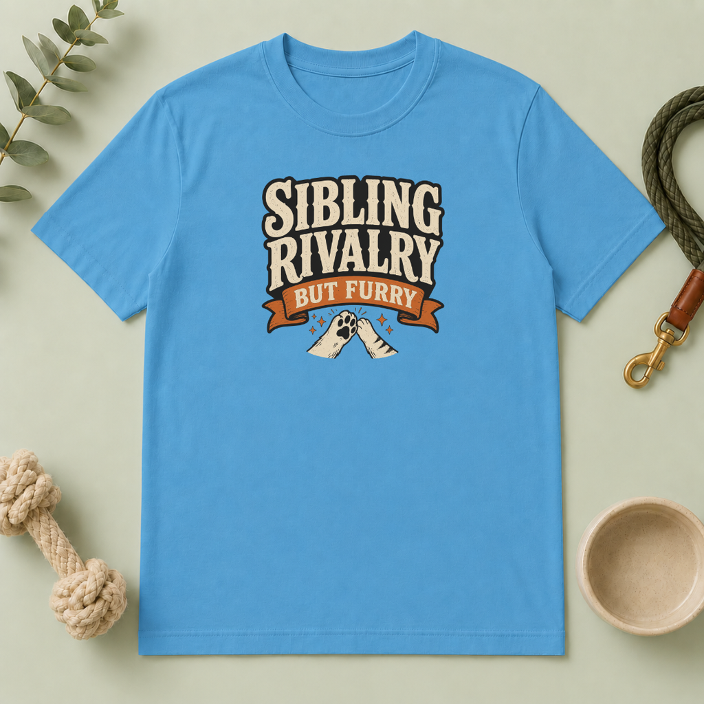 Sibling Rivalry But Furry T-Shirt