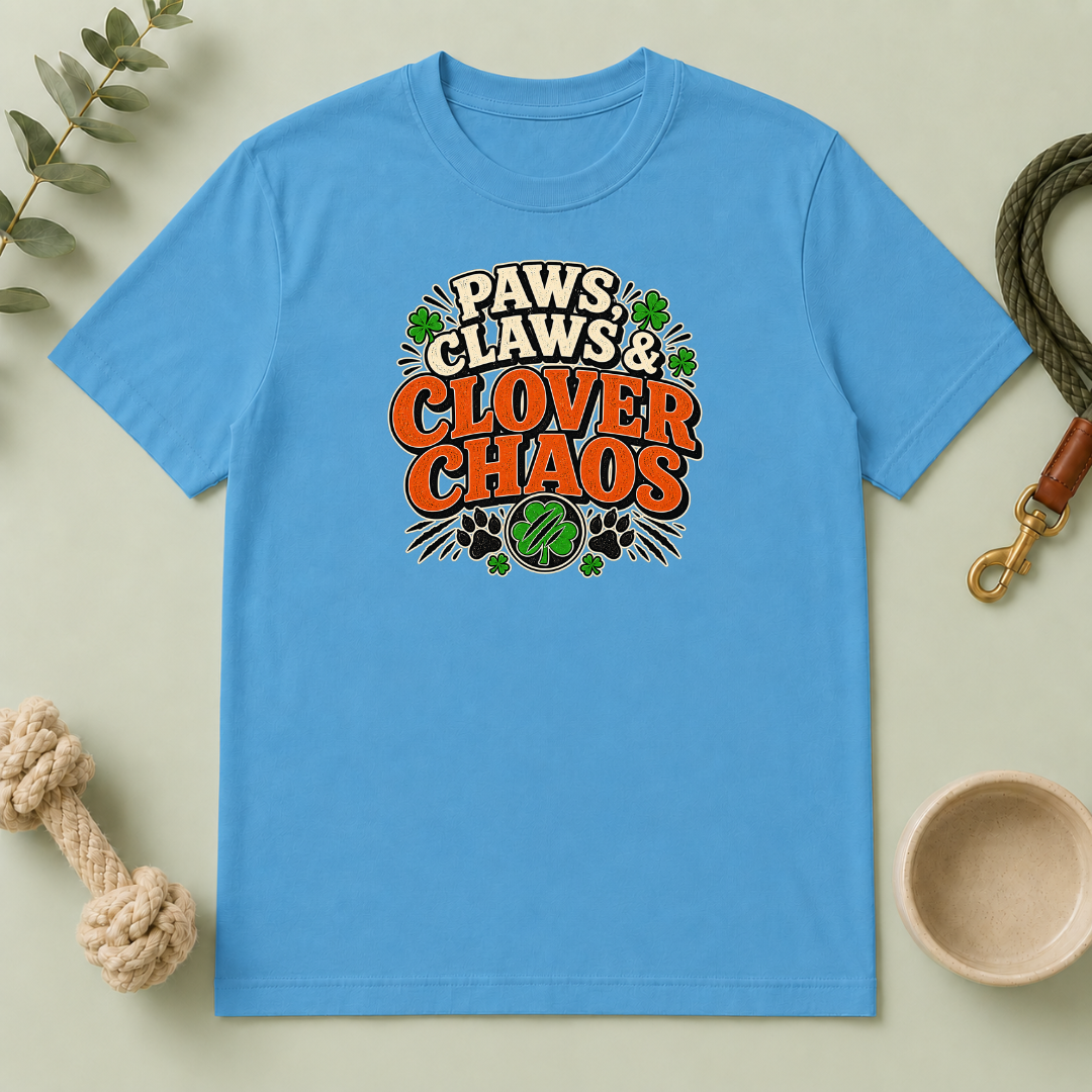 Paws, Claws & Clover Chaos St. Patrick’s Day T-Shirt
